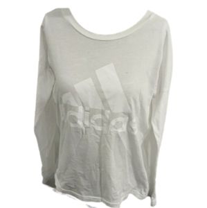 Adidas white long sleeve